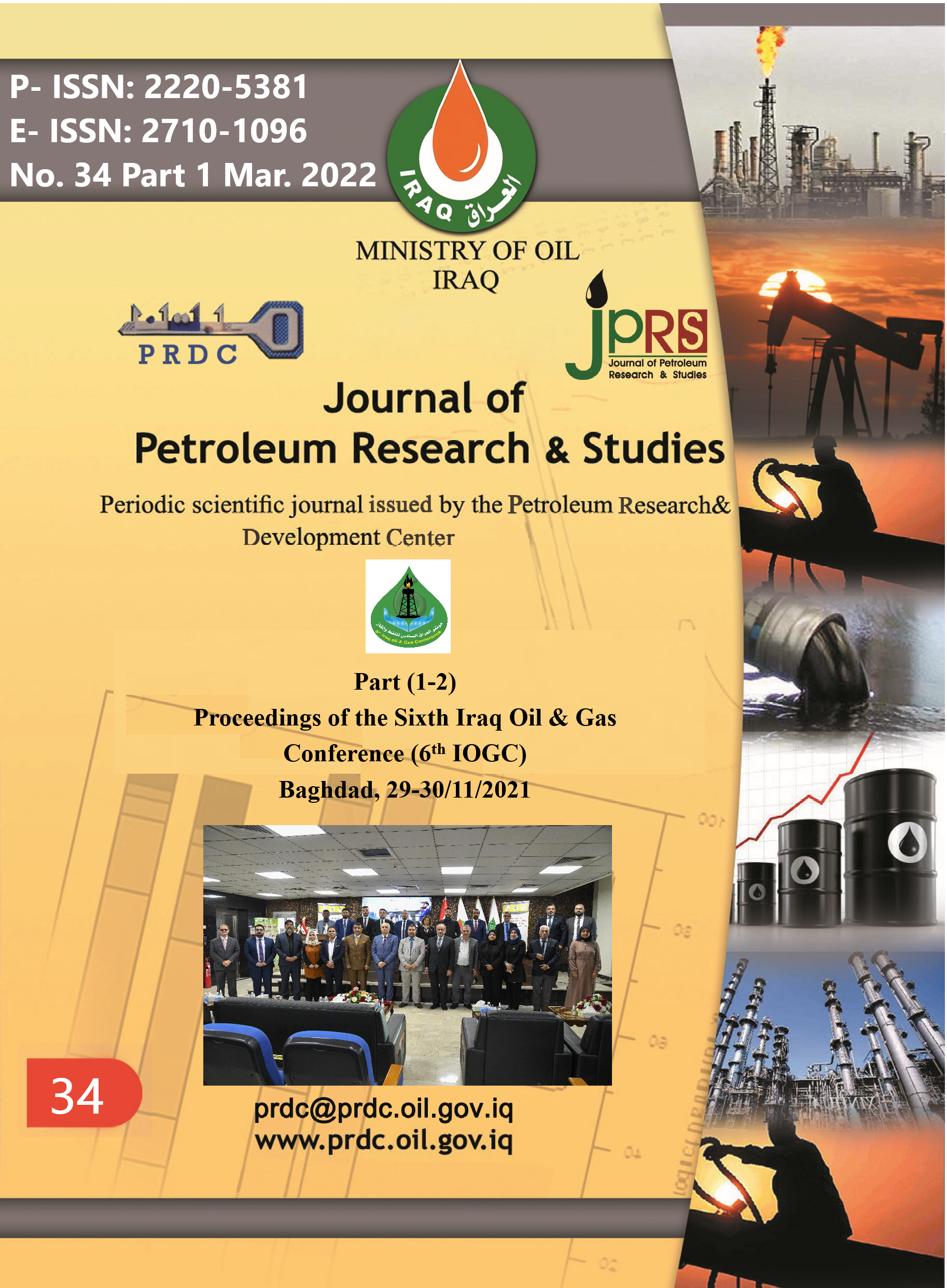 					View Vol. 12 No. 1 (2022): Journal of Petroleum Research and Studies
				