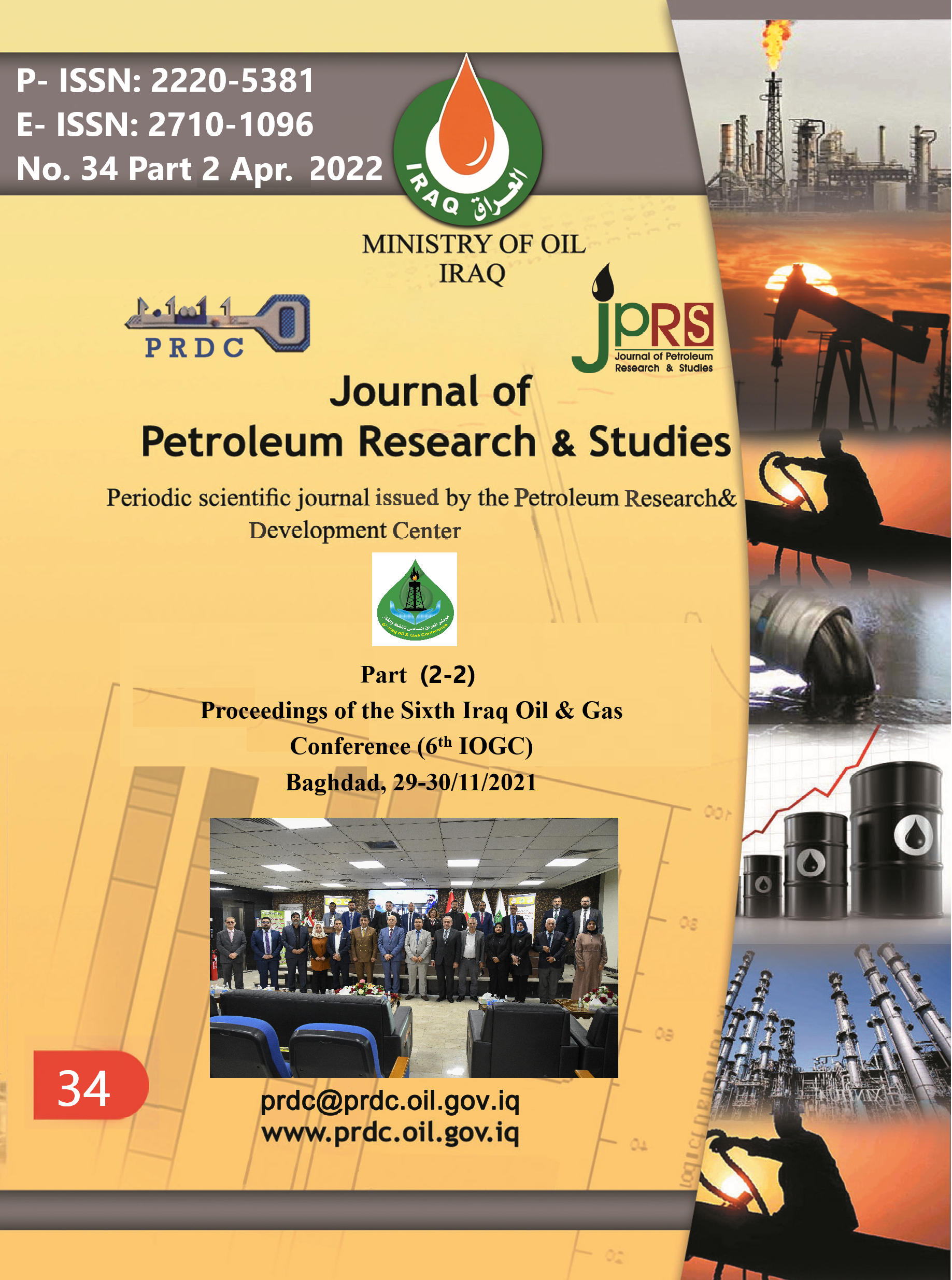 					View Vol. 12 No. 1(Suppl.) (2022): Journal of Petroleum Research and Studies
				